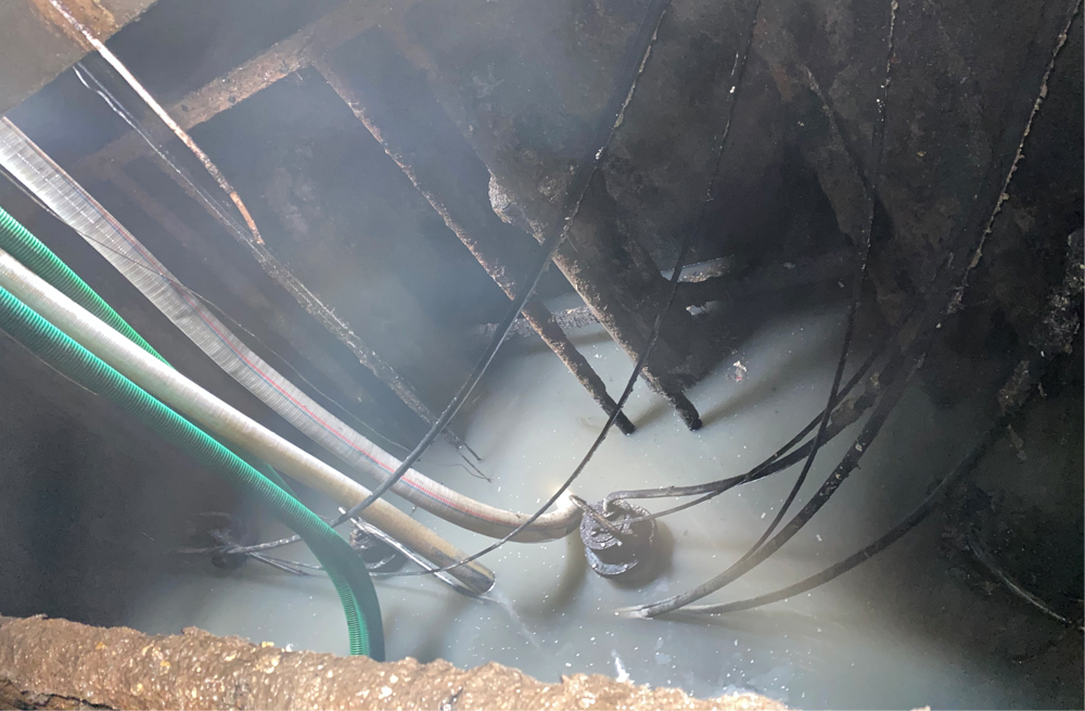272古林商城污水池清运